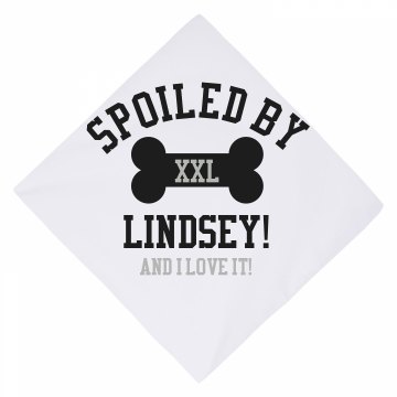 A Spoiled Dog Bandana Dog Bandana