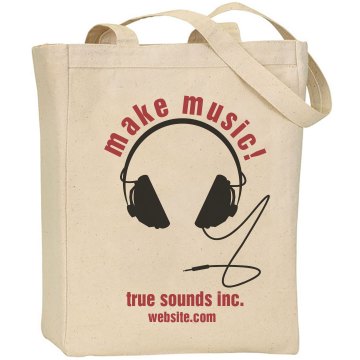 Make Music Business Bag Liberty Bags Canvas Tote