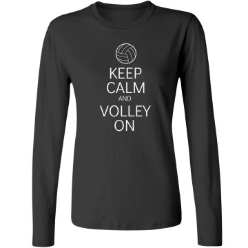 Keep Calm Performance Tee Alo Women's Long Sleeve Bamboo Crew Neck Tee