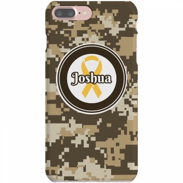 Yellow Ribbon iPhone Case Plastic iPhone 5 Case White 