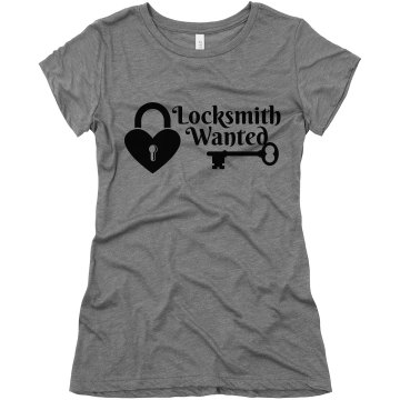 Locksmith Wanted Junior Fit Bella Triblend Tee