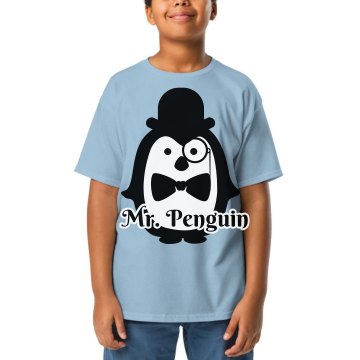 Mr. Penguin Youth  Youth Gildan Ultra Cotton Crew Neck Tee