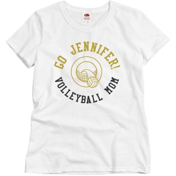 Go [Insert Name Here] Misses Relaxed Fit Basic Gildan Ultra Cotton Tee