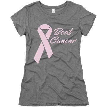 Think Pink Junior Fit Basic Bella Favorite Tee