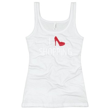 I Love Shopping Junior Fit Bella Sheer Longer Length Rib Tank Top