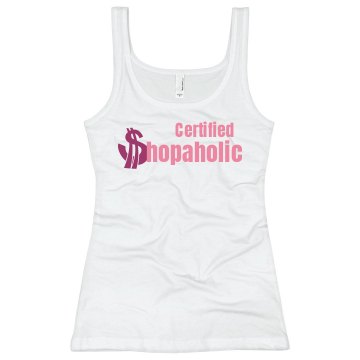 Certified Shopaholic Junior Fit Bella Longer Length 1x1 Rib Tank Top