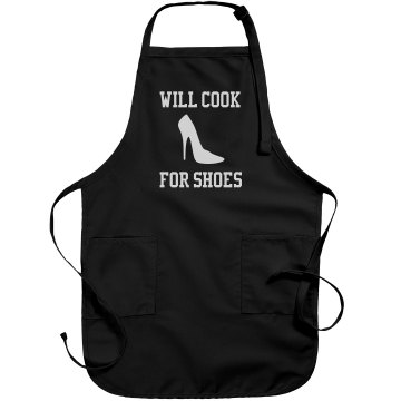 Will Cook for Shoes Port Authority Adjustable Full Length Apron