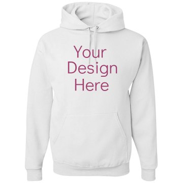 Your Pink Design Here Unisex Gildan Heavy Blend Hoodie