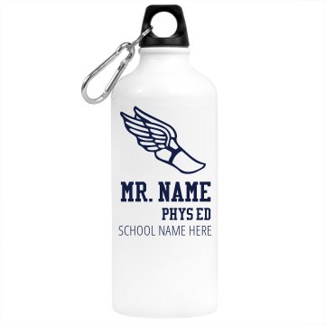 Teacher Water Bottle Aluminum Water Bottle