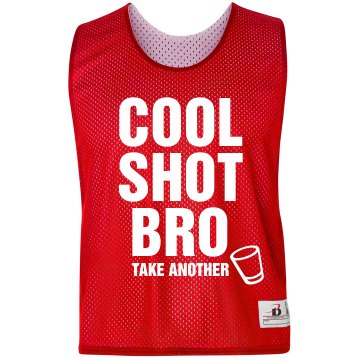 Cool Shot Bro Badger Sport Lacrosse Reversible Practice Pinnie