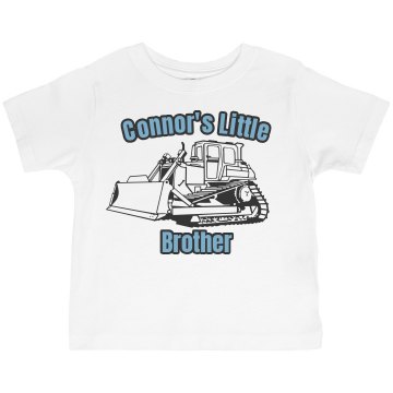 Connor's Little Brother Toddler American Apparel 3/4 Sleeve Baseball Tee