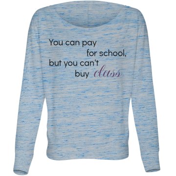 You Can Pay for School Misses Bella Flowy Lightweight Relaxed Dolman Tee