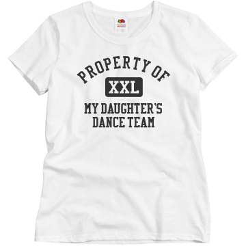 Propery Of Dance Team Junior Fit Basic Bella Favorite Tee