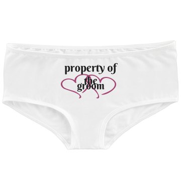 Property Of Groom Bella Low Rise Thong