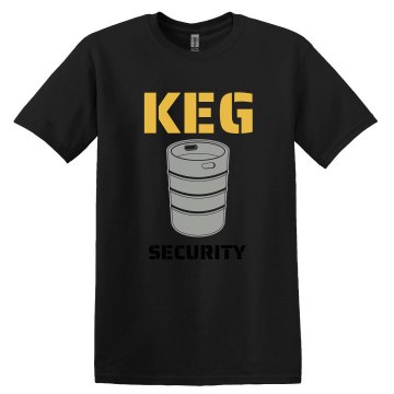 Keg Security Unisex Gildan Heavy Cotton Crew Neck Tee