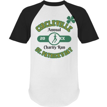 St. Patrick's Day Run Unisex Anvil Ringer Tee