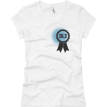 26.2 Ribbon Junior Fit Basic Bella Favorite Tee