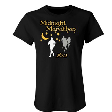 Midnight Marathon Junior Fit Bella Crewneck Jersey Tee