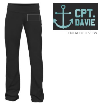Navy Heart Sweatpants Junior Fit Bella Fitness Pants