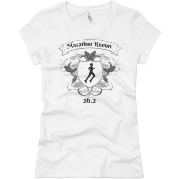 Marathon Runner Shield Junior Fit Basic Bella Favorite Tee