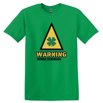 Drunken Shenanigans Unisex Gildan Heavy Cotton Crew Neck Tee
