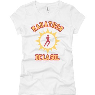 Marathon De La Sol Junior Fit Basic Bella Favorite Tee