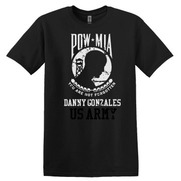 POW Distressed Tee Unisex Gildan Heavy Cotton Crew Neck Tee