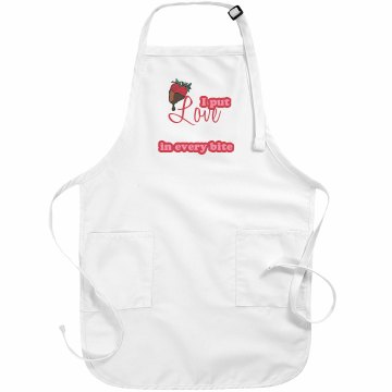 Love Apron Basic White Apron