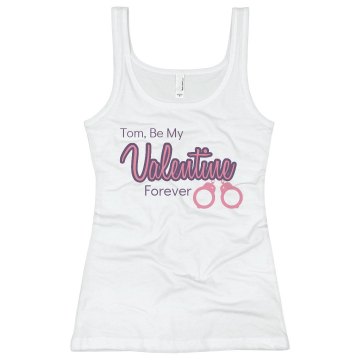 Be My Valentine Bella Junior Fit Contrast Satin Trim Cami