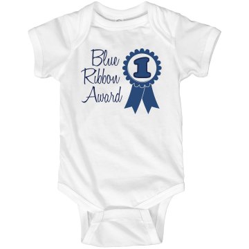 Blue Ribbon Award Infant Rabbit Skins Lap Shoulder Creeper