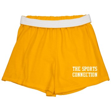 Work Out Shorts w/Back Junior Fit Soffe Cheer Shorts