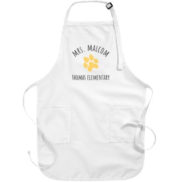Mrs. Malcom Flower Apron Port Authority Adjustable Full Length Apron