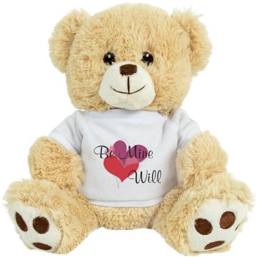 Be Mine Will Medium Plush Teddy Bear