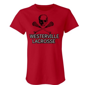 Westerville Lacrosse Junior Fit Bella Crewneck Jersey Tee