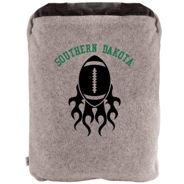 Southern High Football 2-in-1 Poly Fleece Pillow Blanket 