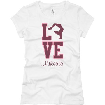 Love Cheerleading Junior Fit Basic Bella Favorite Tee