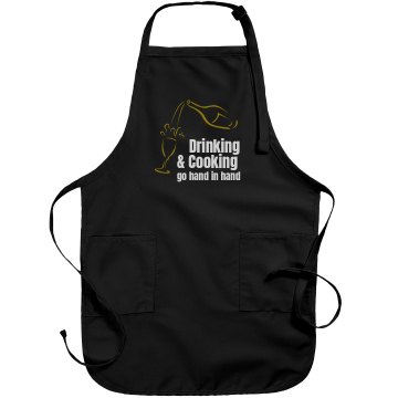 Cooking Saying Apron Port Authority Adjustable Full Length Apron