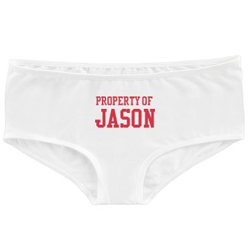 Property of Jason Bella Contrast Satin Trim Thong