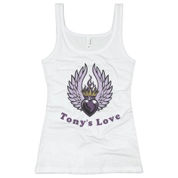 Tony's Love Bella Junior Fit Contrast Satin Trim Cami