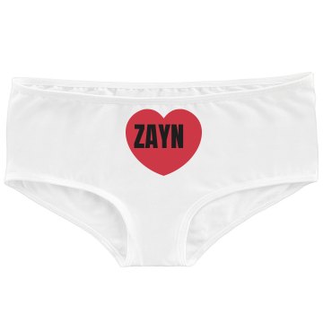 I Love Zayn Bella Contrast Satin Trim Thong