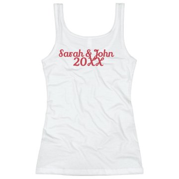 Lost in Love w/ Back Junior Fit Basic Bella 2x1 Rib Tank Top