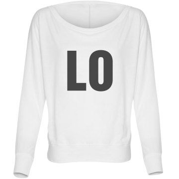 Best Friends LO Misses Bella Flowy Lightweight Relaxed Dolman Tee