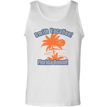 Smith Florida Vacation Unisex Basic Gildan Ultra Cotton Tank Top