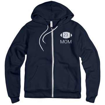 Mom Player Number Unisex Gildan Heavy Blend Full Zip Hoodie