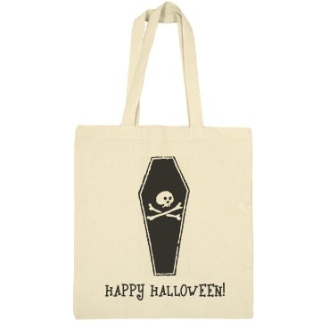 Happy Halloween Bag Liberty Bags Canvas Bargain Tote Bag