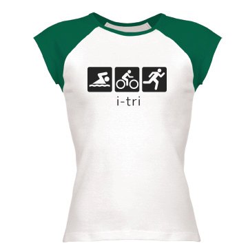 Triathalon Junior Fit Bella 1x1 Rib Ringer Tee