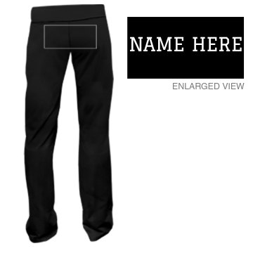 Custom Name Sweatpants Junior Fit Bella Fitness Pants