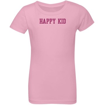 Happy Kid Tee Youth Basic Gildan Ultra Cotton Crew Neck Tee