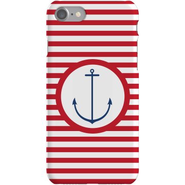 Anchor iPhone Case Plastic iPhone 5 Case Black