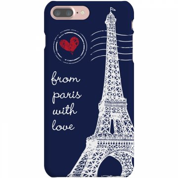 From Paris With Love Plastic iPhone 5 Case Black